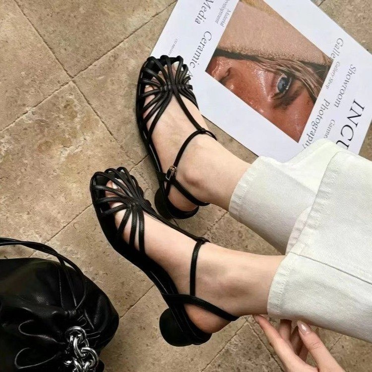 French-style Vintage Woven Toe - Women Shoes Model review and price