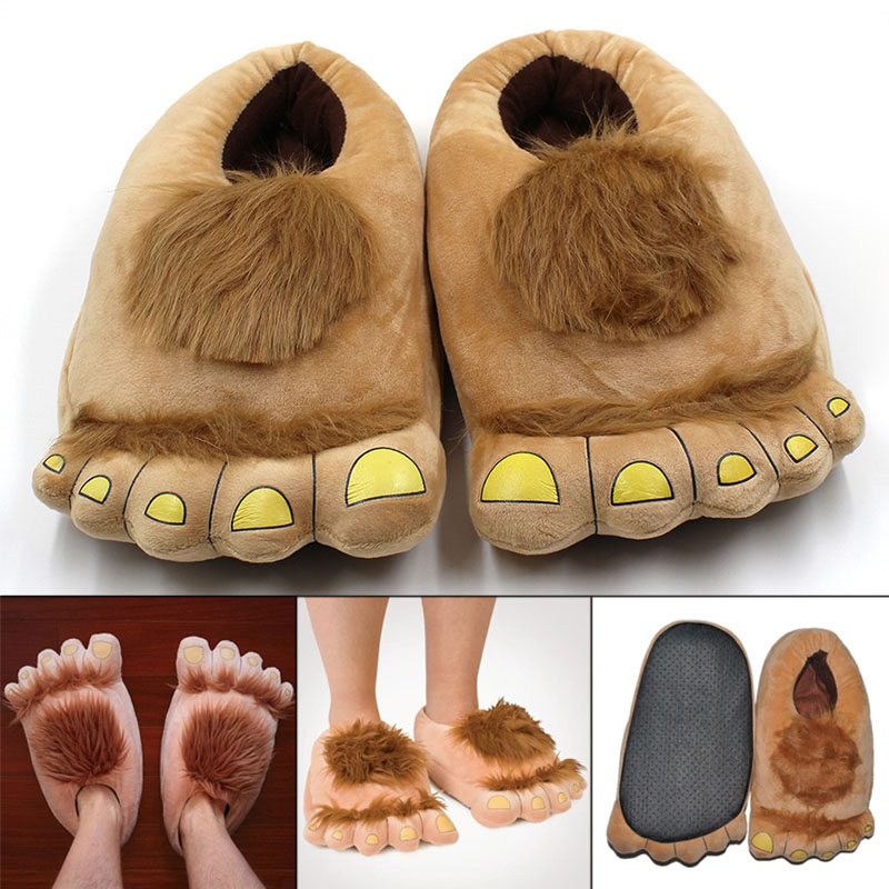 Newly Furry Warm Slippers Big  - Women Shoes For Big Feet review and price