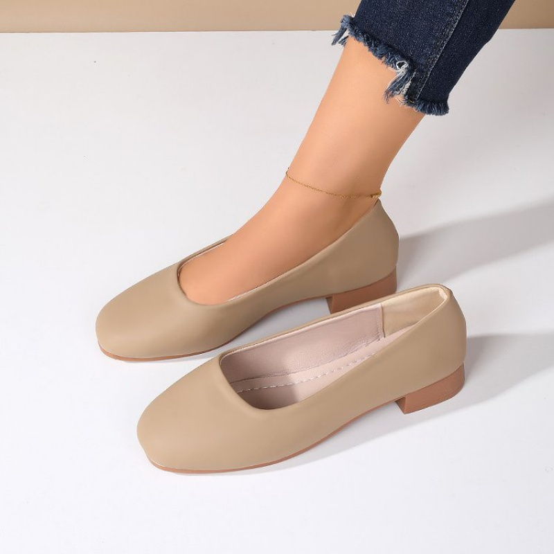 Soft Leather Round Toe Slip-On - Women'S Shoes Large review and price