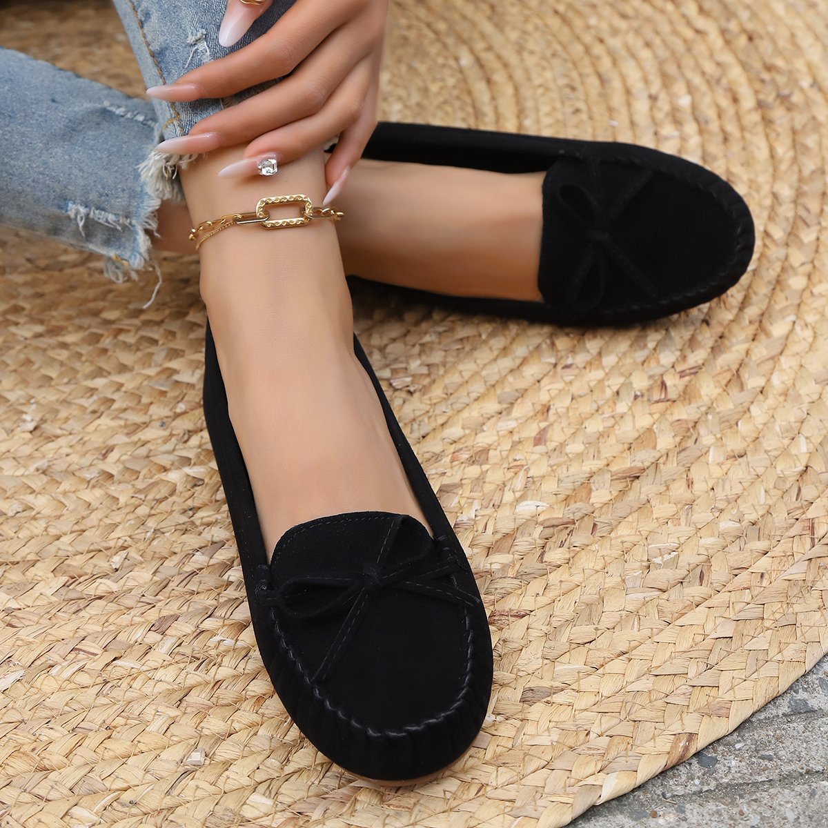 Spring and Autumn Elegant Roun - Women'S Shoes Plus Size review and price