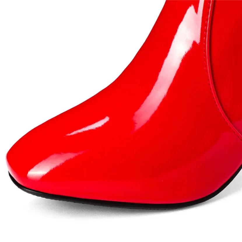 Red White Patent Leather Women - Women Shoes Model review and price