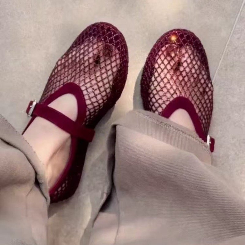 Hollow Rhinestone Baotou Sanda - Women'S Shoes Large review and price