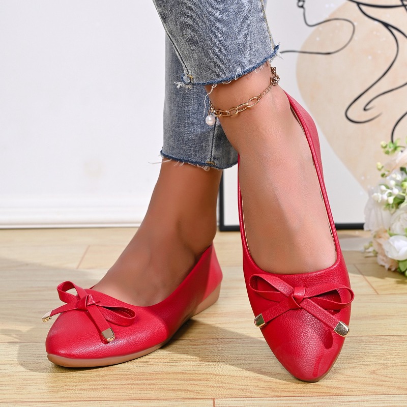 Bow Shallow Mouth Soft Sole Co - Women'S Shoes Large review and price