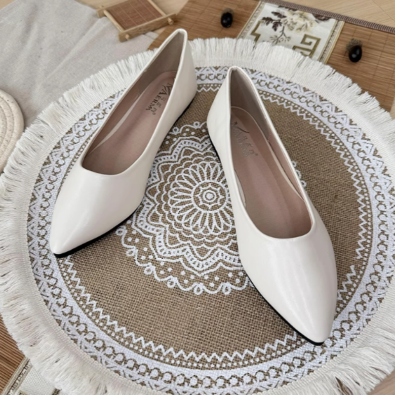 Women Simple Flats Pointed Tol - Women Shoes For Big Feet review and price