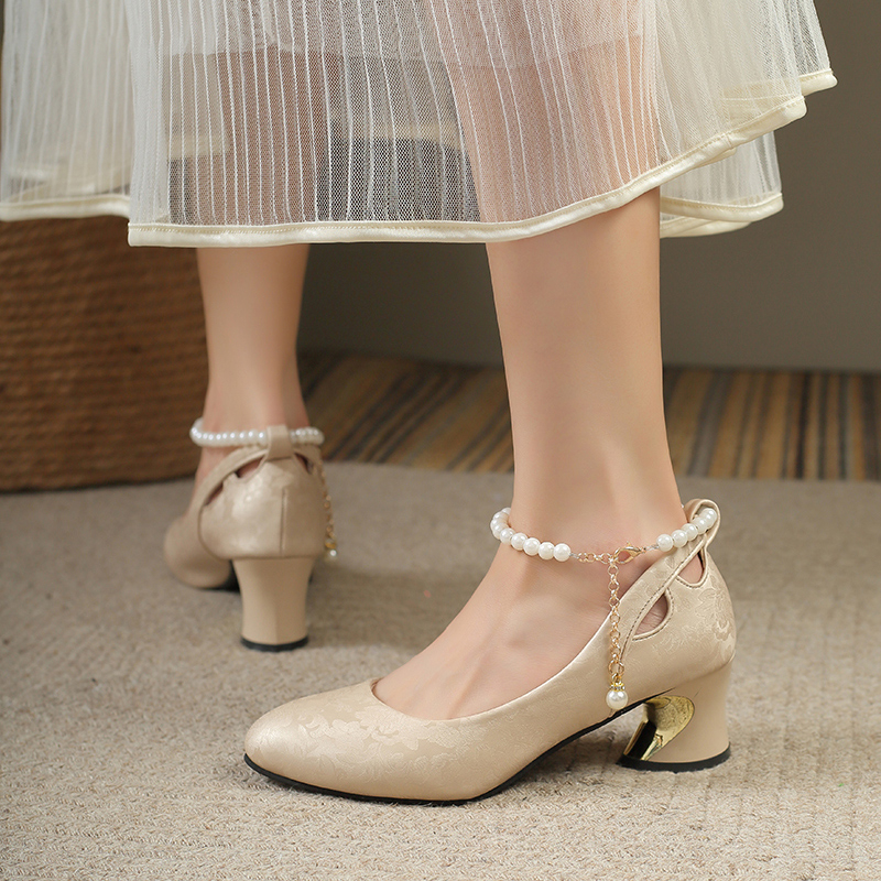 2025 New Bow Pearl Mary Jane P - Women Shoes Mk review and price